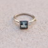 aquamarine bezel setting ring