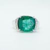 Zambian emerald ring