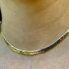 Herringbone choker chain